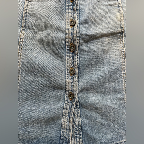 Anthropologie Pilcro And The Letterpress Ruthie Denim Button Front Skirt - Picture 4 of 12